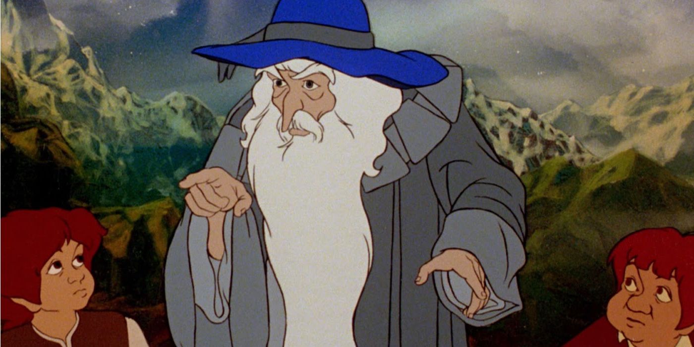 Gandalf na animação Senhor dos Anéis