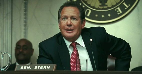 Garry Shandling as Senator Stern in 'Iron Man 2'