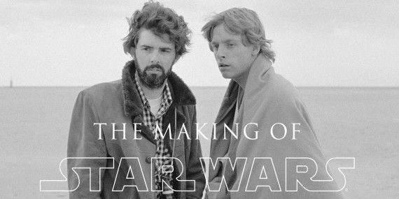 George Lucas and Mark Hamill as Luke Skywalker in Empire of Dreams