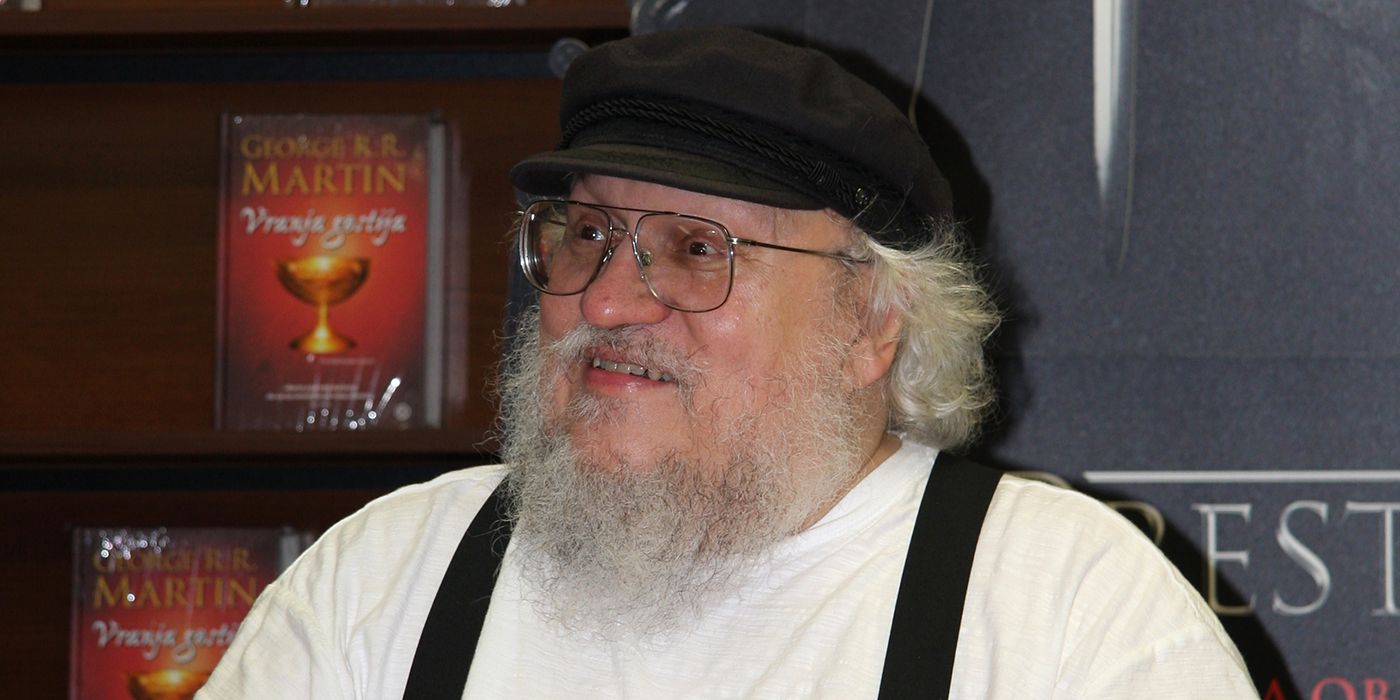 George RR Martin by his books.