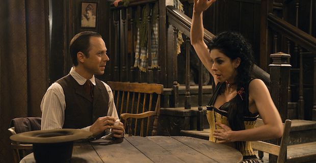 Giovanni Ribisi and Sarah Silverman in 'A Million Ways to Die in the West'