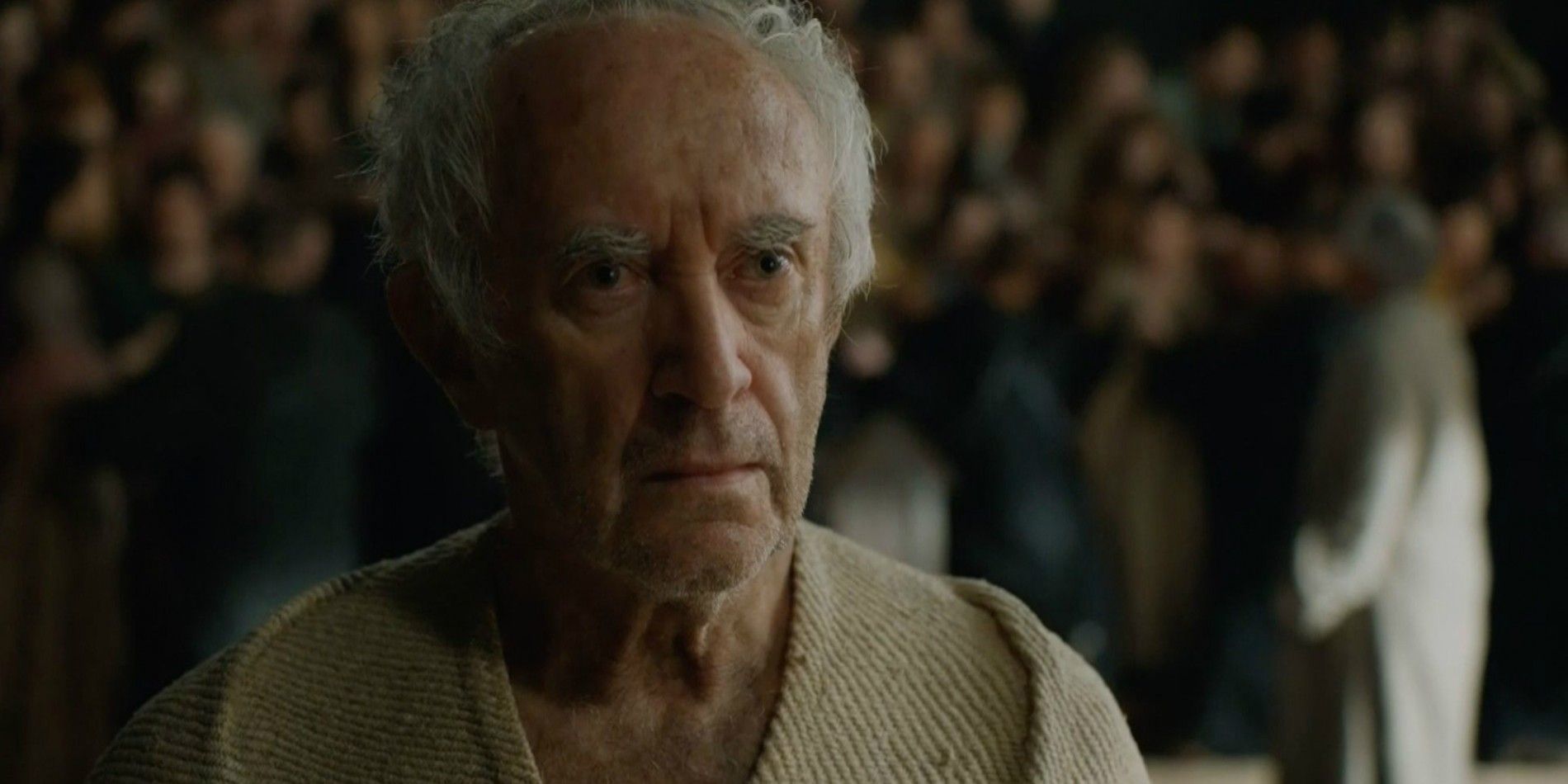 High Sparrow looking serious from the Game of Thrones