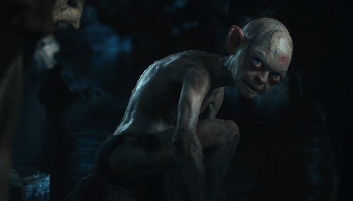 Gollum (Andy Serkis) is ready for a 'Riddle Game'