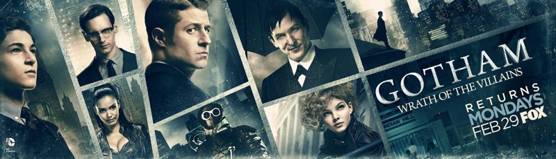 Gotham Season 2 Poster & Banner Tease Wrath of the Villains Storyline