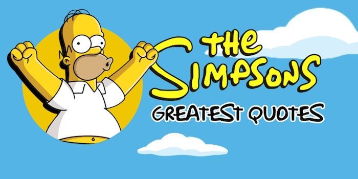 Greatest Simpsons Quotes Header