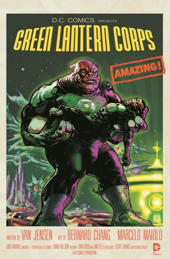 Green Lantern Corps Forbidden Planet Comic Cover