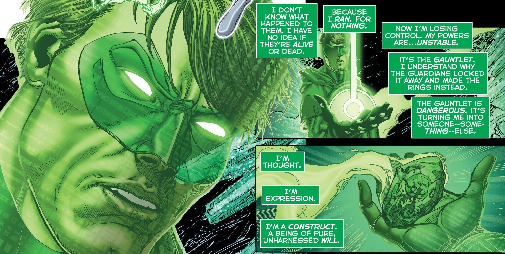 Green Lantern Rebirth Hal Jordan Gauntlet