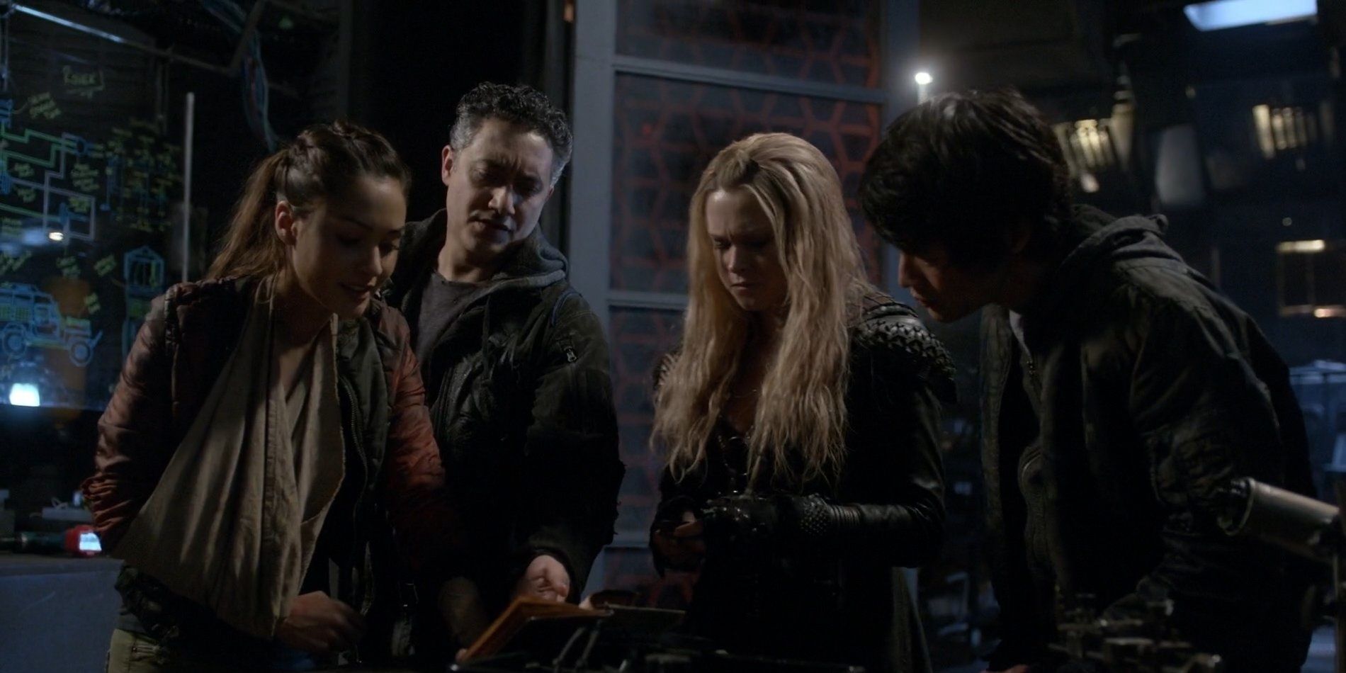 The gang in The 100 work together to stop ALIE
