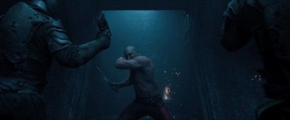 Guardians of the Galaxy Trailer - Drax Fighting