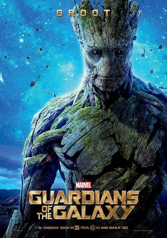 Guardians of the Galaxy Groot character poster