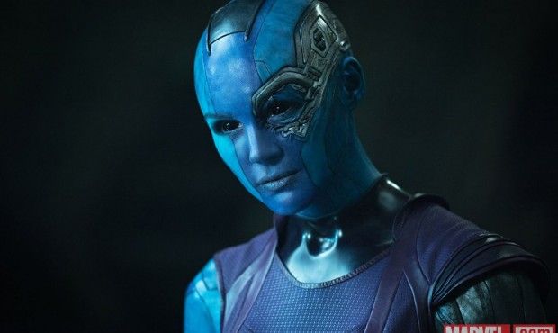 Guardians of the Galaxy - Karen Gillan Nebula Makeup Cybernetics