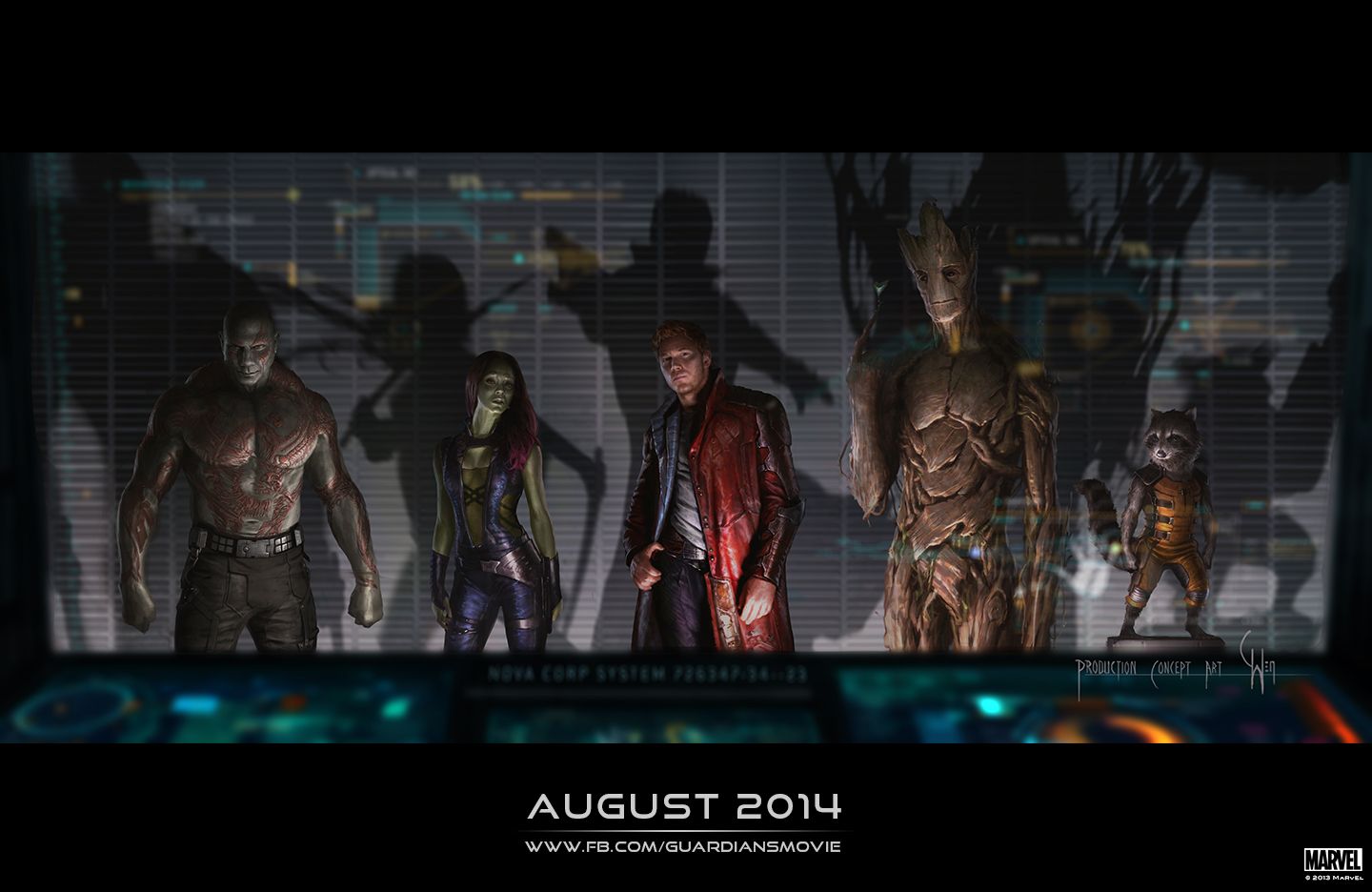 Guardians of the Galaxy Movie Production Art