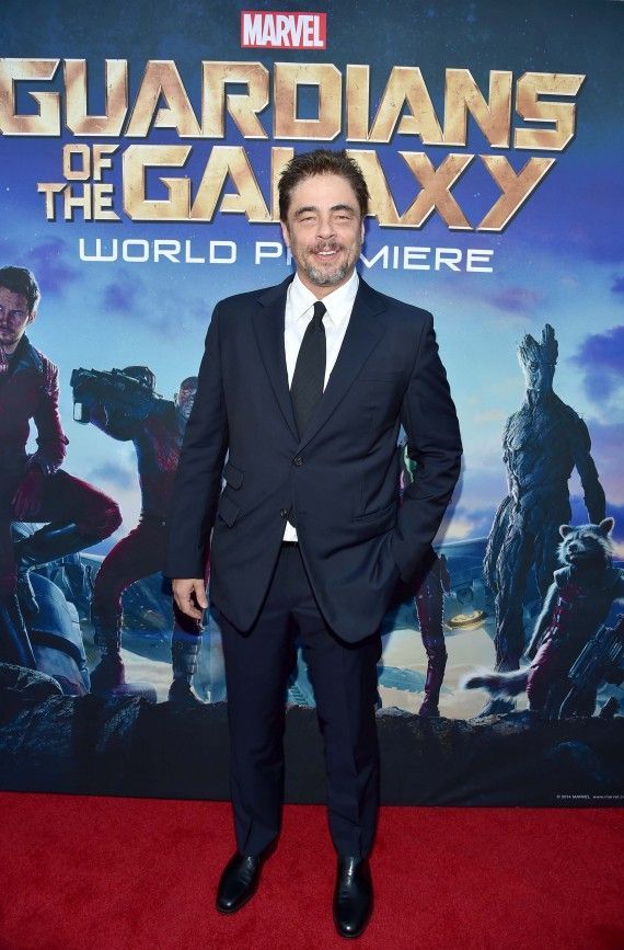 Benicio Del Toro at Guardians of the Galaxy World Premiere