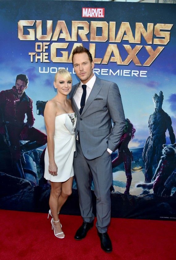 Chris Pratt &amp; Anna Faris at Guardians of the Galaxy World Premiere