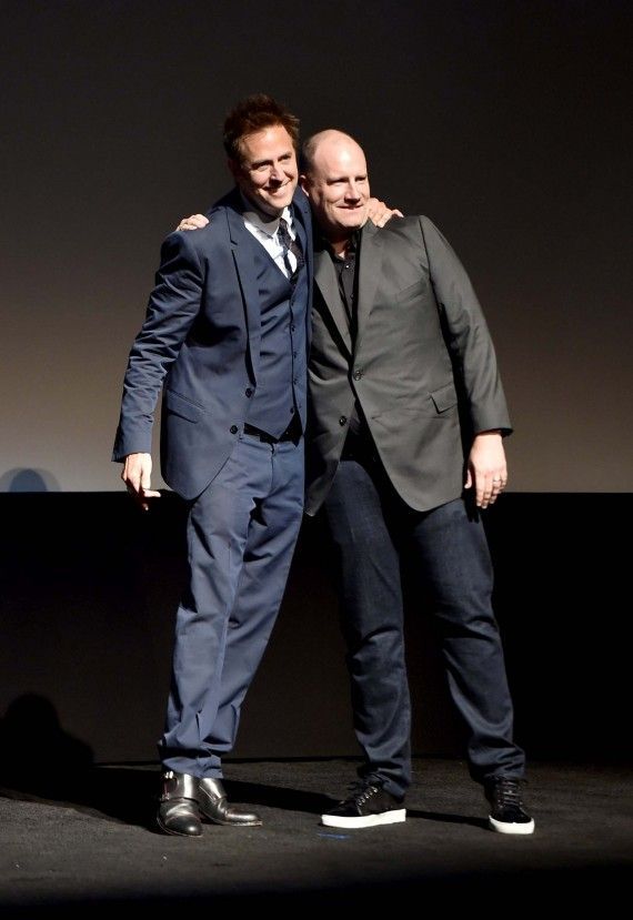 James Gunn &amp; Kevin Feige at Guardians of the Galaxy World Premiere