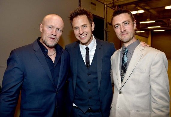 Michael Rooker, James Gunn &amp; Sean Gunn at Guardians of the Galaxy World Premiere