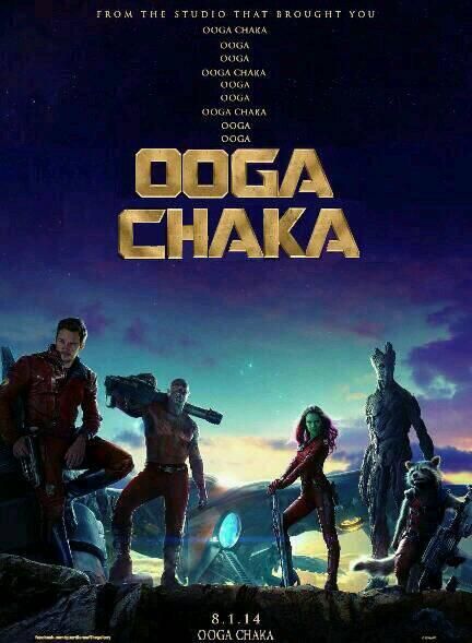 Guardians of the Galaxy Ooga Chaka Poster