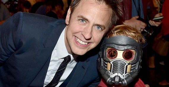 Guardians of the Galaxy Premiere - James Gunn with Fan