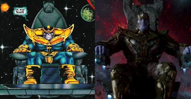Guardians of the Galaxy Thanos Throne Easter Egg
