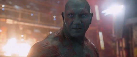 Guardians of the Galaxy Trailer - Drax Close-Up (Dave Bautista)