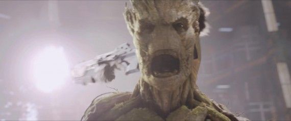 Guardians of the Galaxy Trailer - Groot Shout