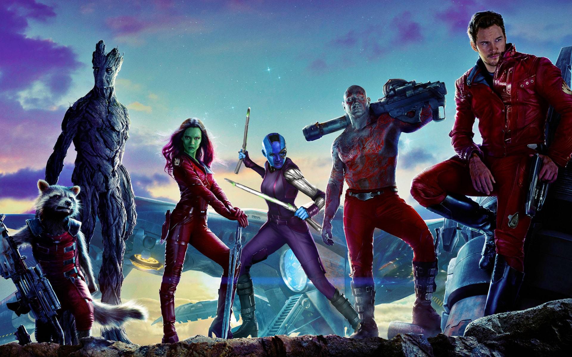 Guardians of the Galaxy Roster Wallpaper feat. Nebula