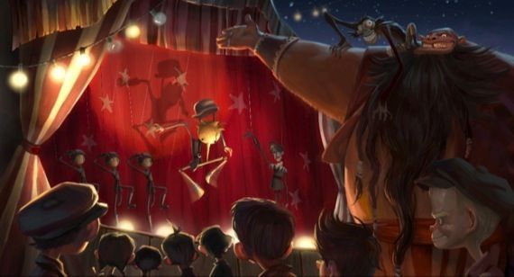 Pinocchio movie conceptual artwork