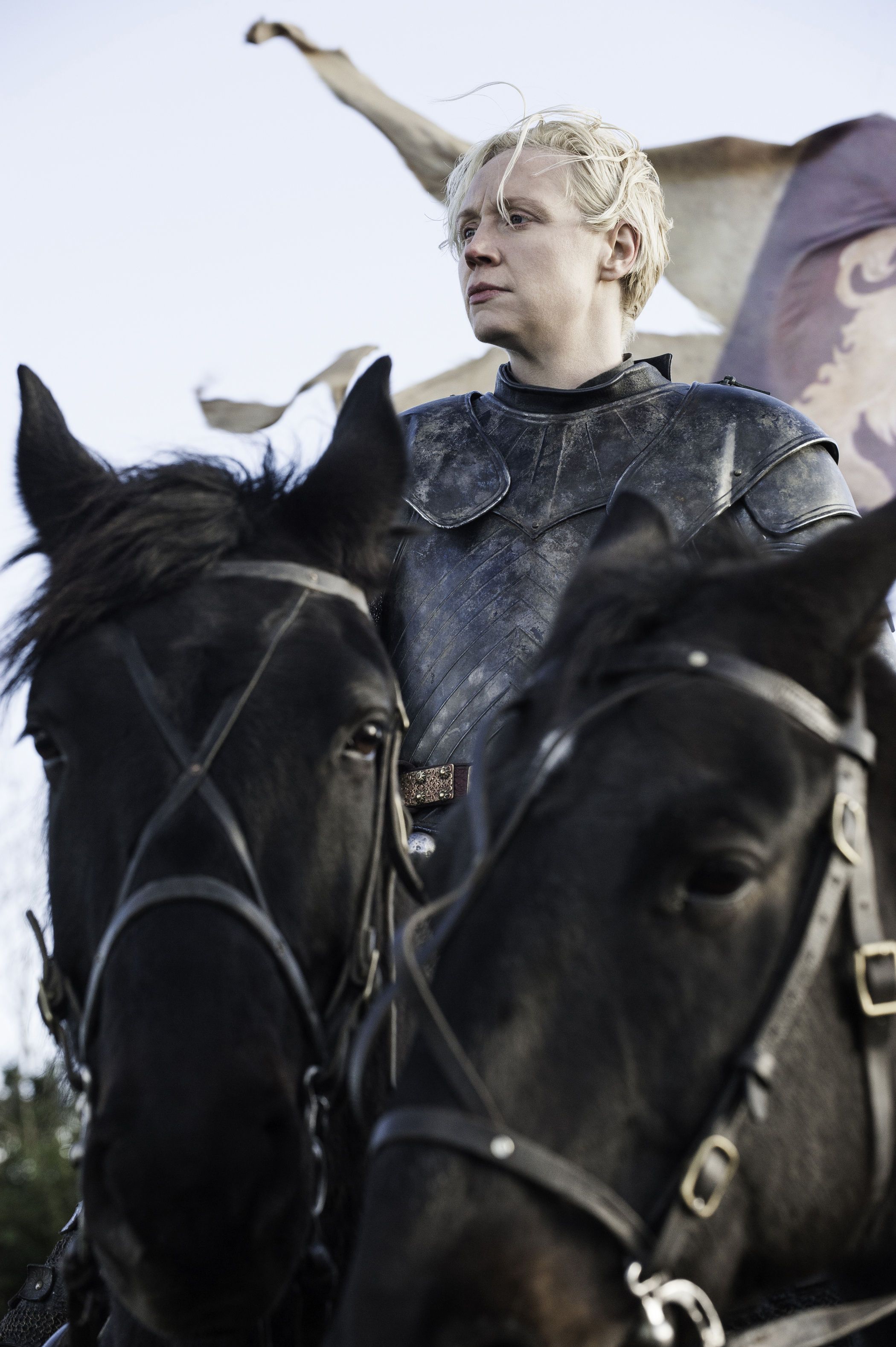 Gwendoline Christie as Brienne of Tarth Game of Thrones Season 6