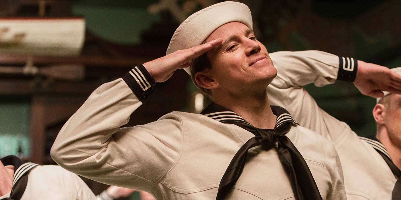 Hail-Caesar Channing Tatum in a sailor costume