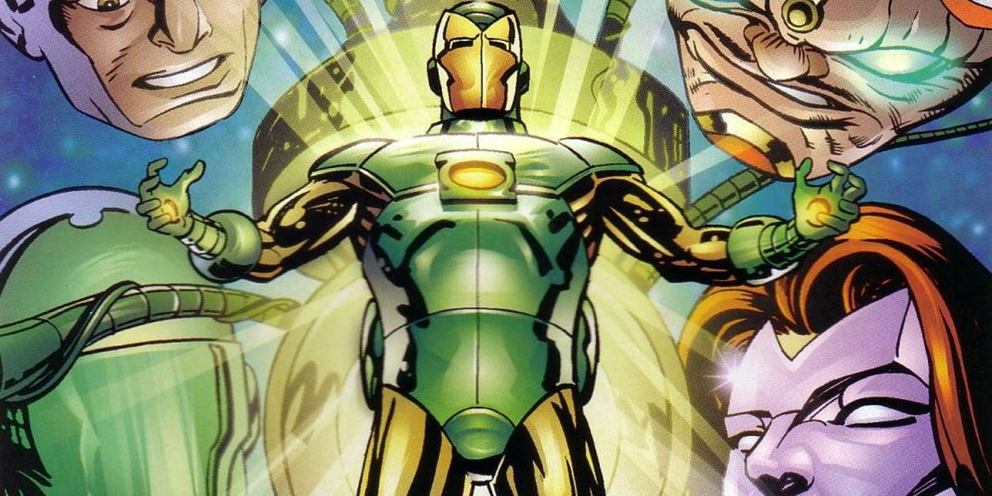 Hal Stark as Iron Lantern - Amalgam Comics
