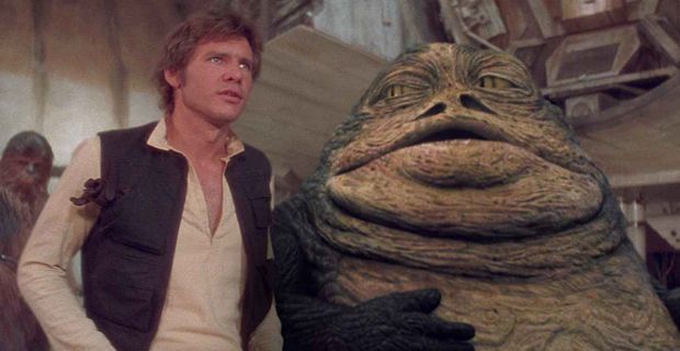 Han Solo with Jabba the Hutt