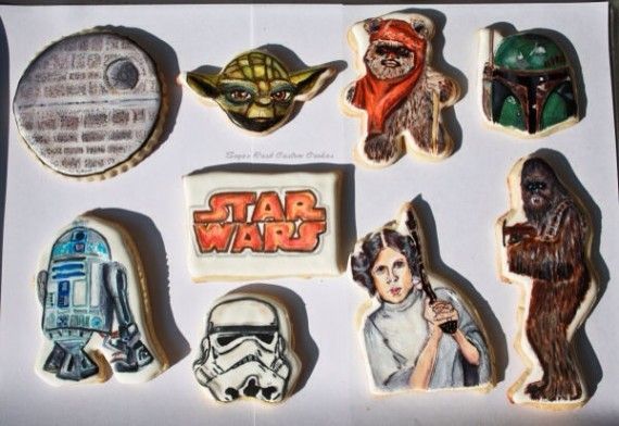 Hand Painted Star Wars Cookies