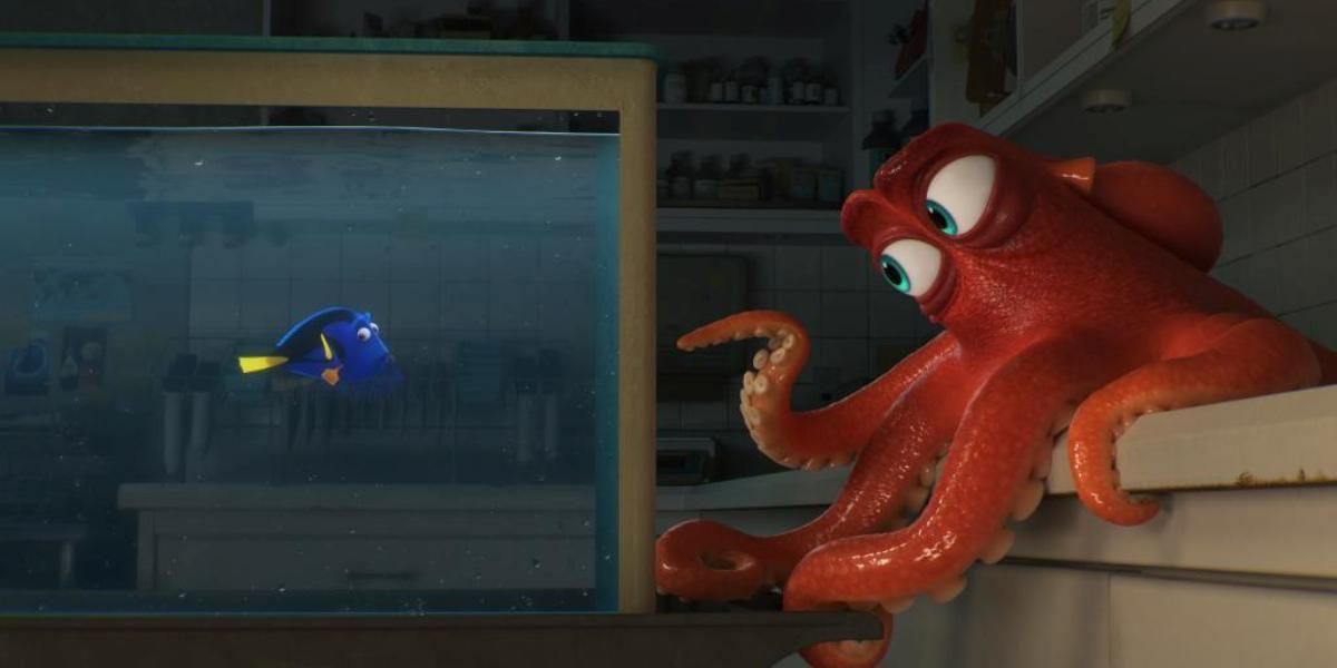 Finding Dory Hank the cantankerous Octopus
