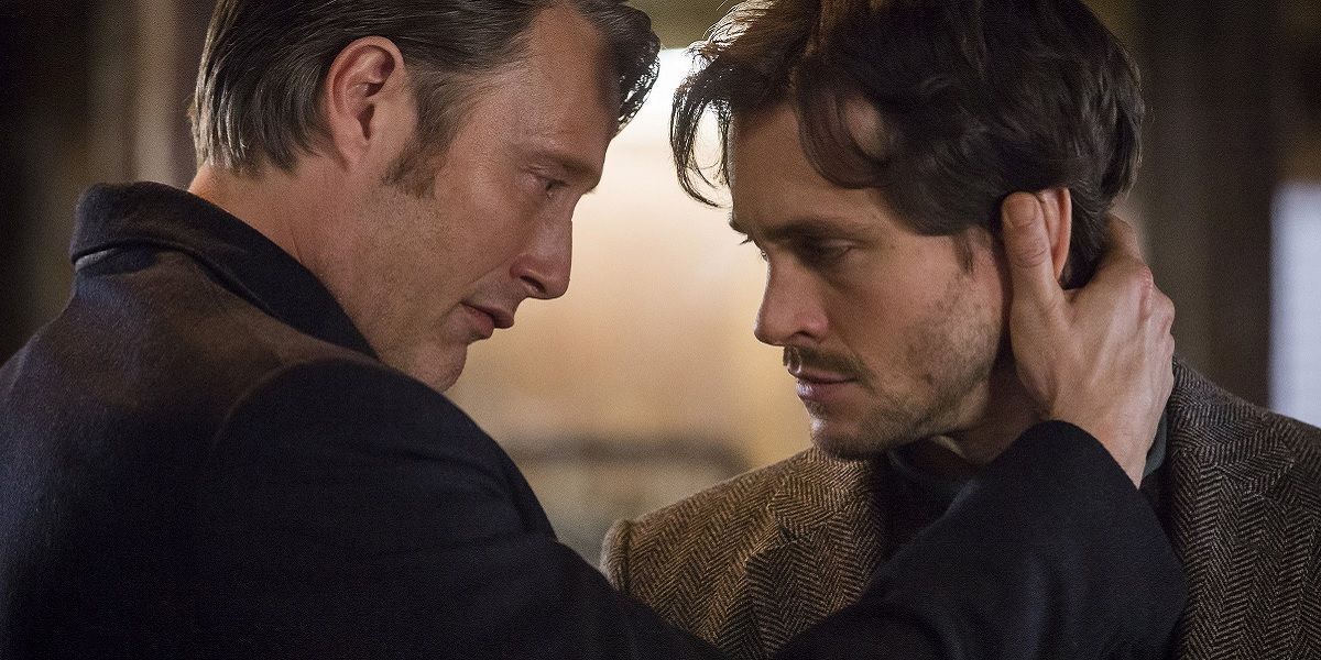 Hannibal - Will Graham and Hannibal Lecter embrace
