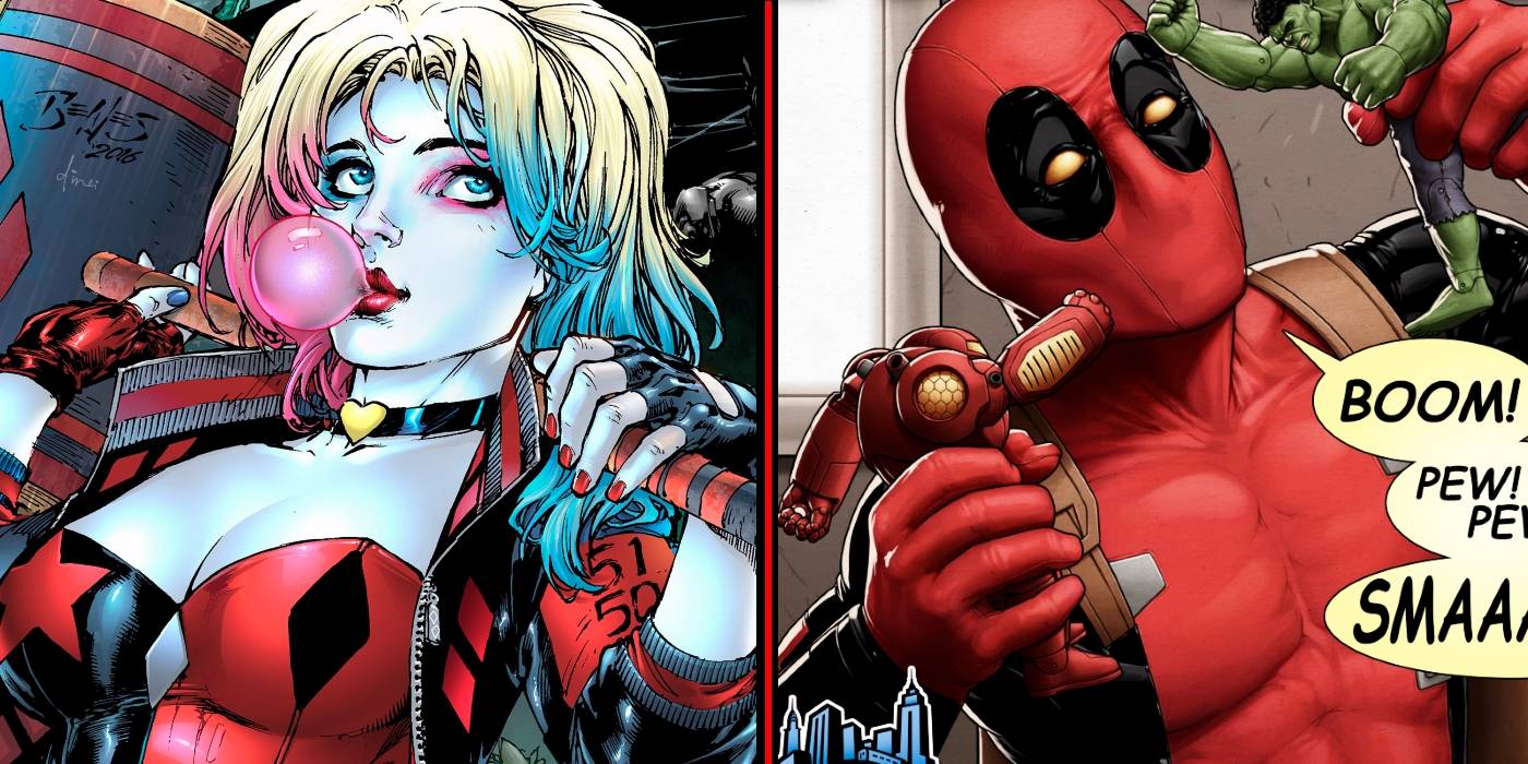 Harley quinn and deadpool