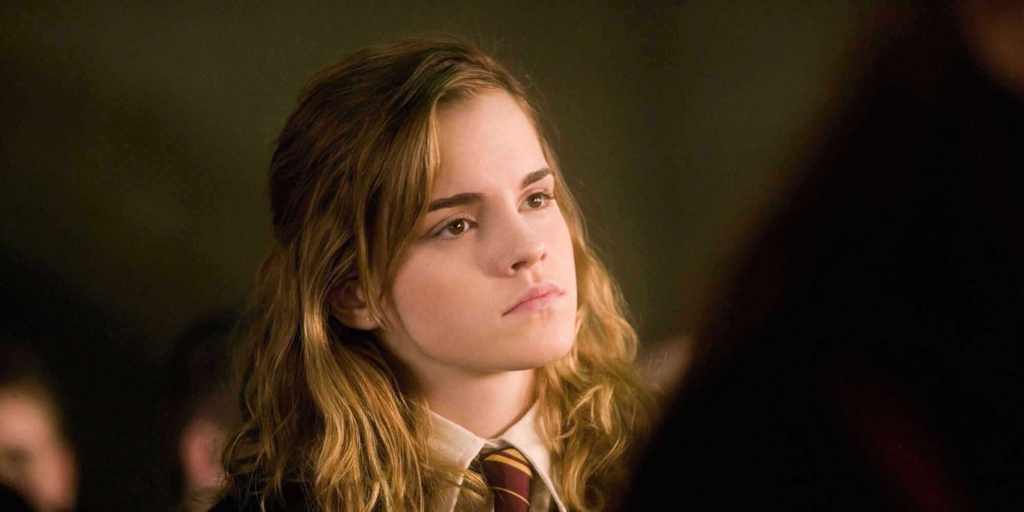 Hermione looking annoyed in Harry Potter