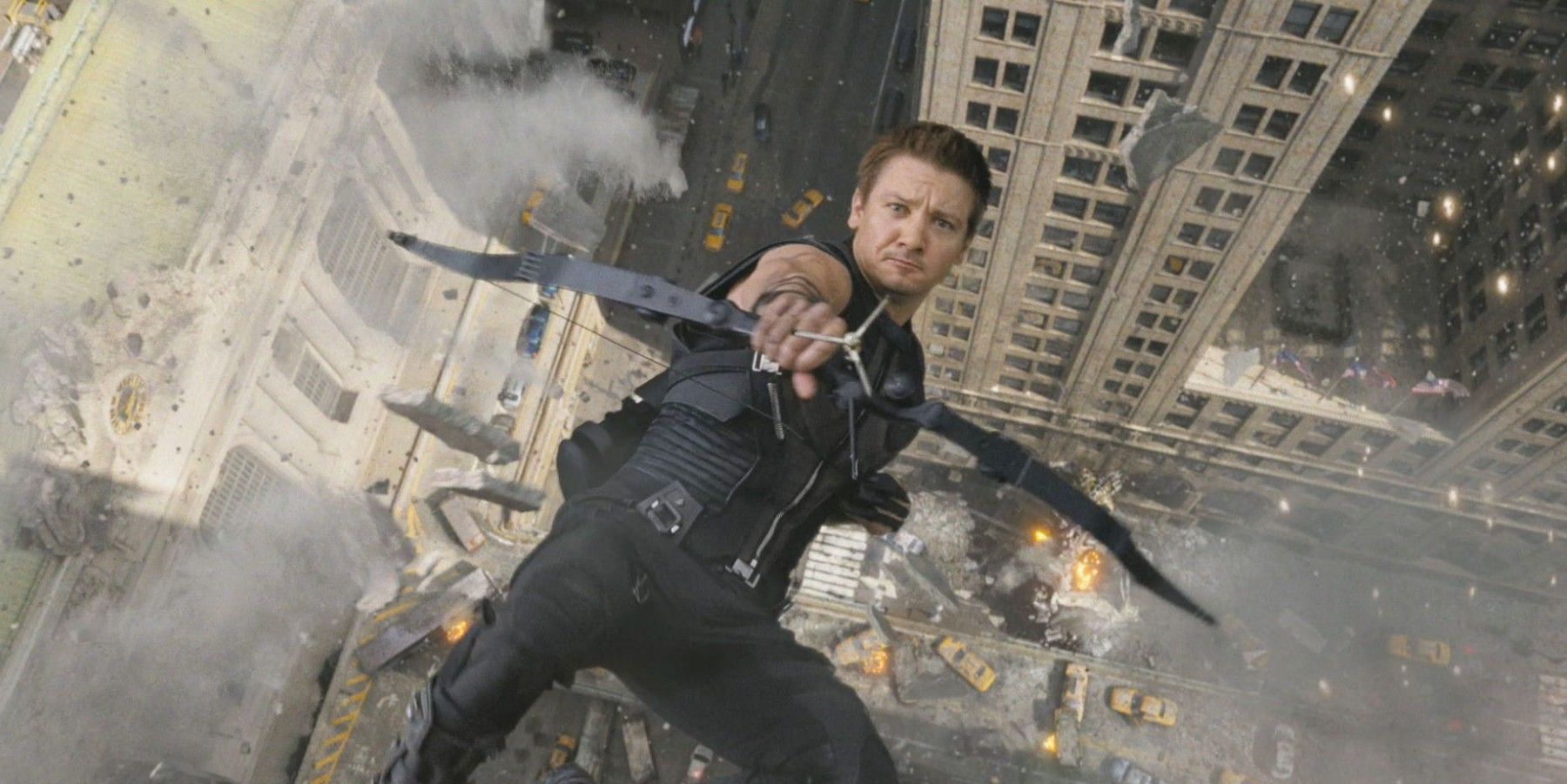 Hawkeye Falling in Avengers