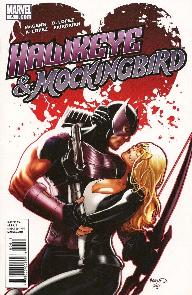 Hawkeye and Mockingbird Marvel Comics Cover Vol 1 Issue 6