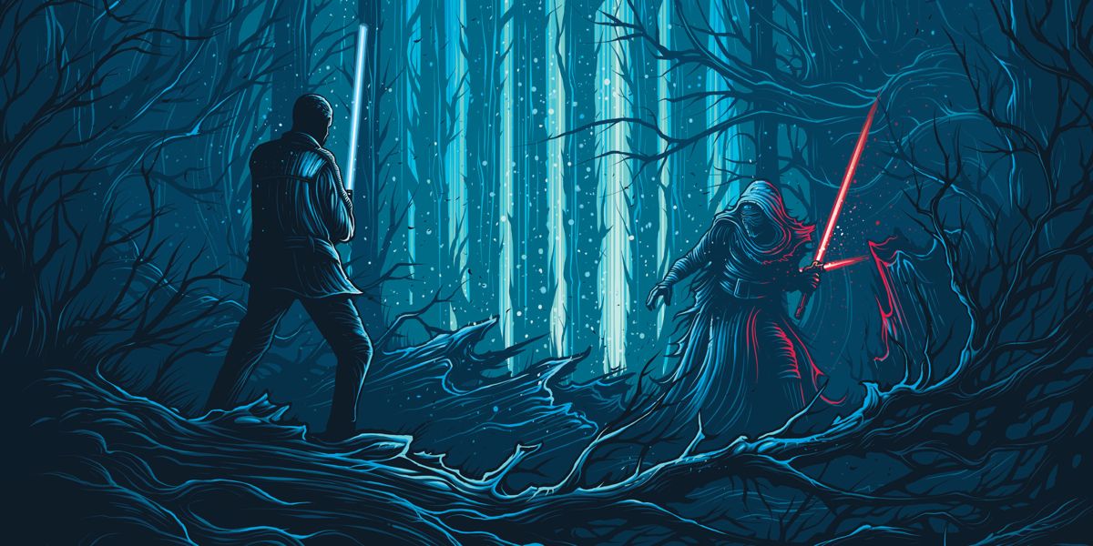 Header Star Wars 7 IMAX poster Finn Kylo Ren