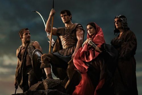 Henry Cavill and Freida Pinto in 'Immortals'