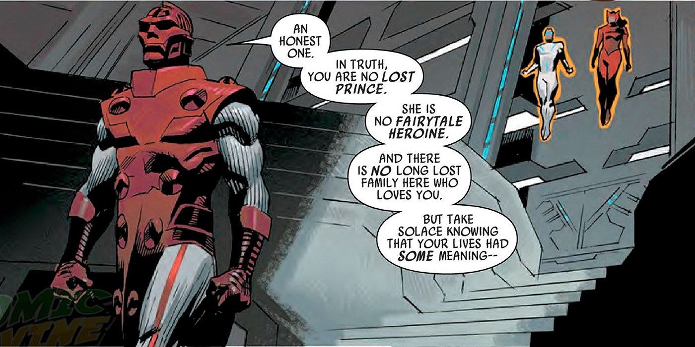 High Evolutionary reveals Scarlet Witch and Quicksilver's parentage in Marvel Comics.