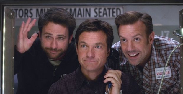 Horrible Bosses 2 (Review Header) starring Jason Bateman, Jason Sudeikis, Charlie Day, Jennifer Aniston, Jamie Foxx and Kevin Spacey