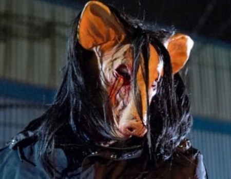 Horror Movie Masks Saw Pig