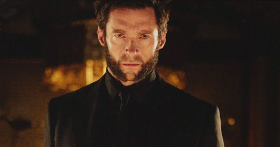 Hugh Jackman (The Wolverine) in black Suit