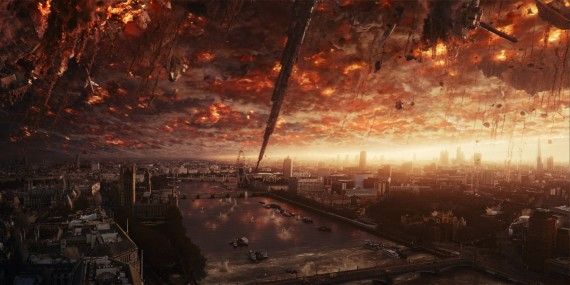 Gravity Turns a City Upside Down in Independence Day: Resurgence