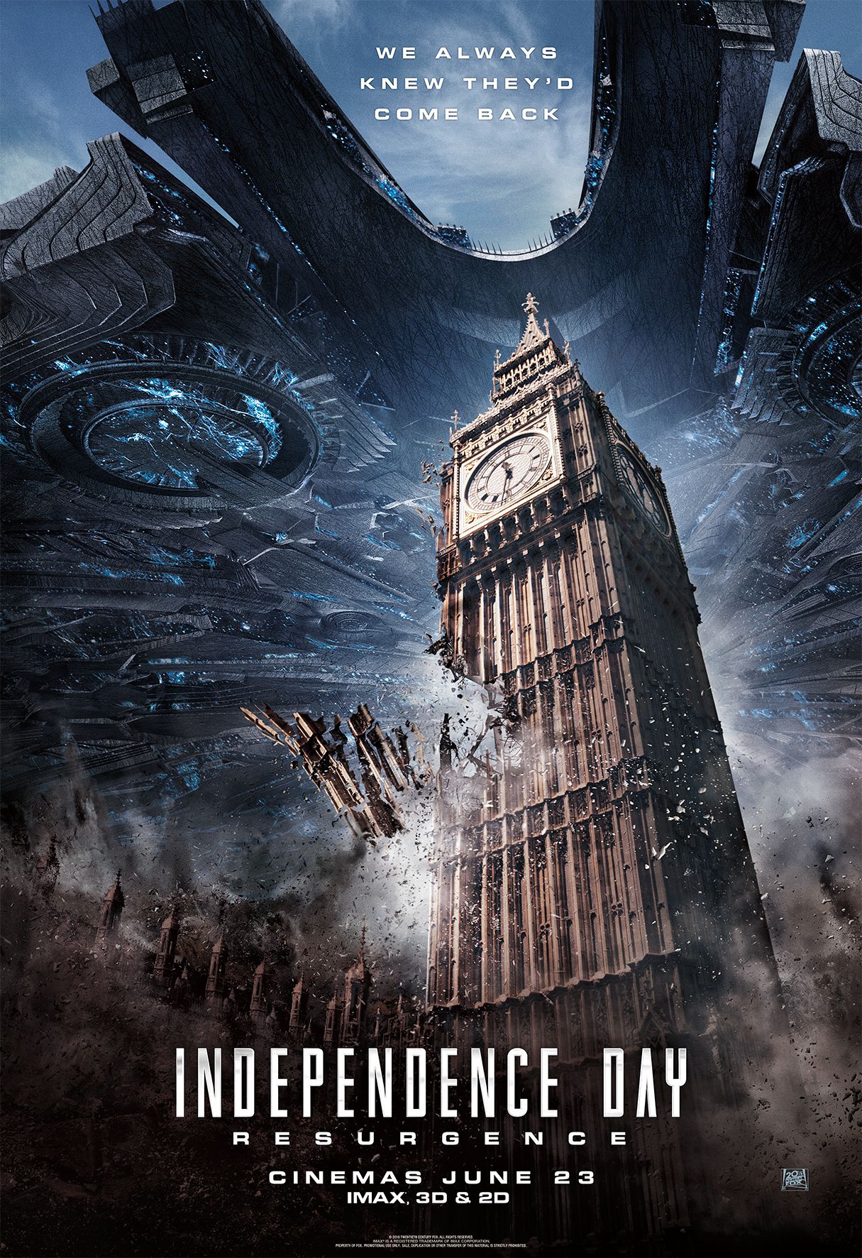 Independence Day Resurgence London poster