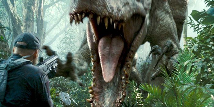 Indominus rex about to eat some guy