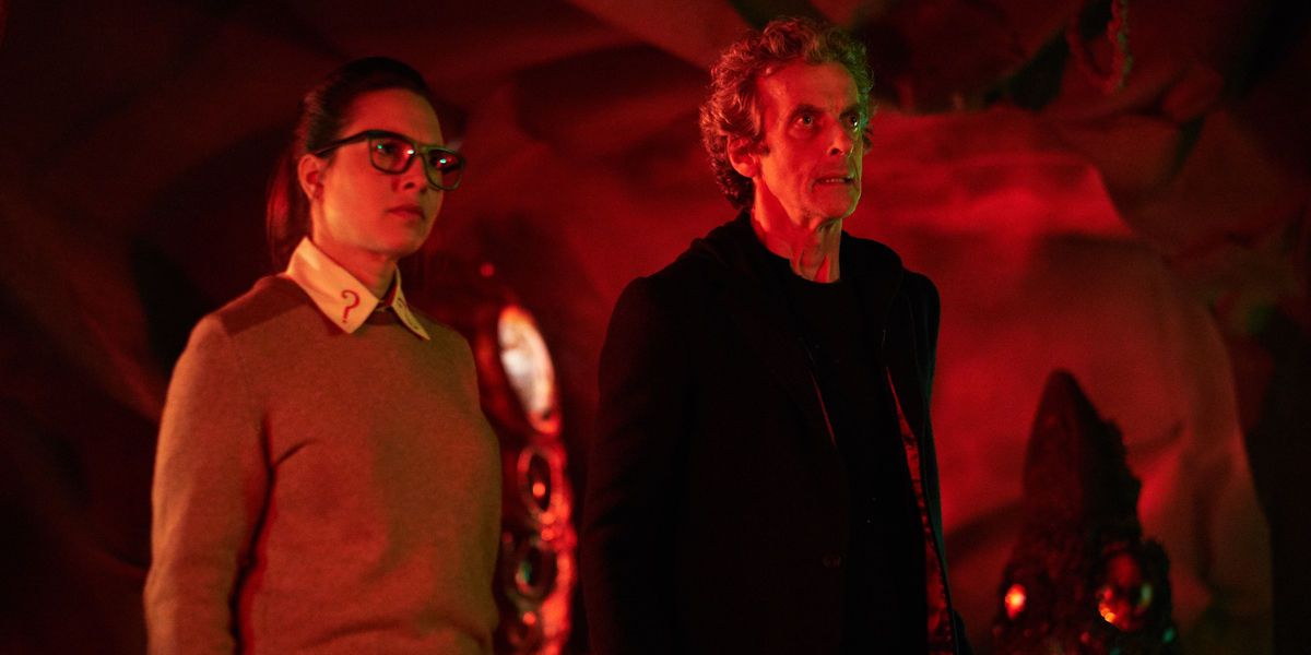 Ingrid Oliver and Peter Capaldi in Doctor Who Season 9 Episode 8