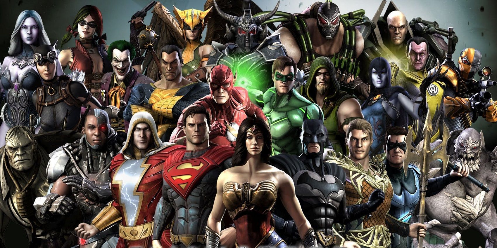 Injustice Gods Among Us Roster