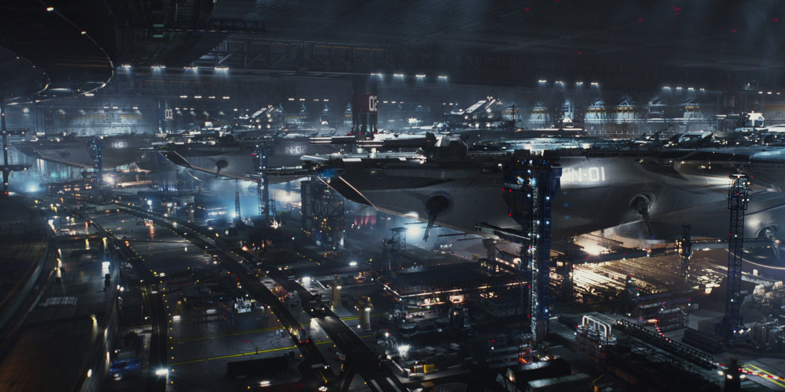 Insight Helicarriers in Winter Soldier